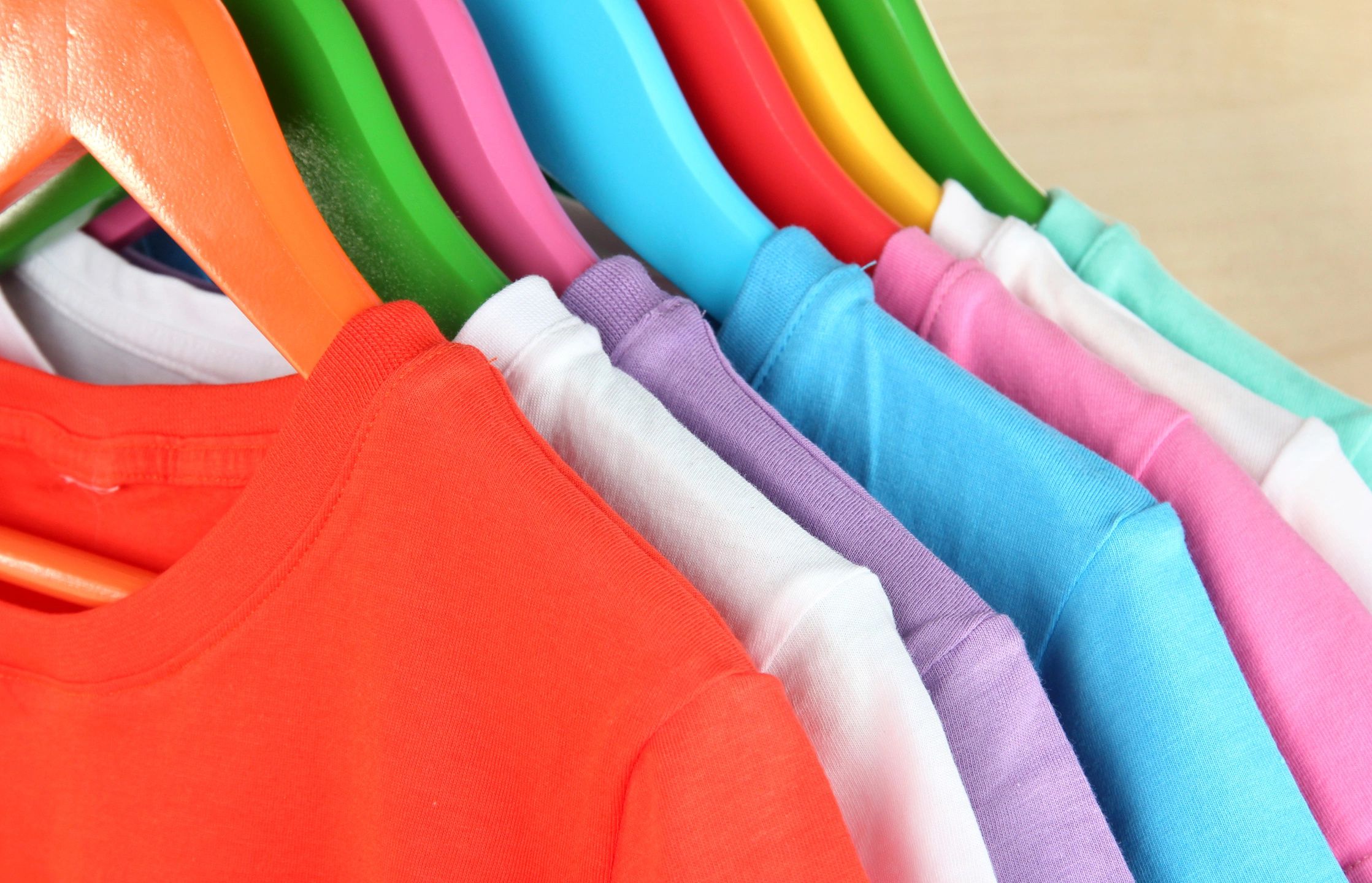 Colorful t shirts